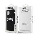 DKNY DKHMN61SNYACH iPhone 11 / Xr 6.1" czarny/black hardcase Liquid Silicone White Printed Logo MagSafe