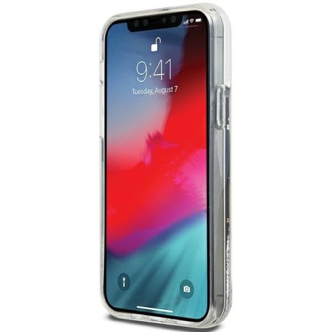 DKNY DKHCP12MLBNAEK iPhone 12 Pro/12 6.1" czarny/black hardcase Liquid Glitter Big Logo