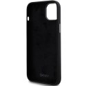 DKNY nakładka do iPhone 15 6,1" DKHCP15SSMCBSK czarna HC silicone w stack metal logo