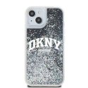 DKNY nakładka do iPhone 15 Plus 6,7" DKHCP15MLBNAEK czarna HC liquid glitters w arch logo