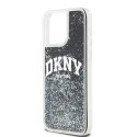 DKNY nakładka do iPhone 15 Pro Max 6,7" DKHCP15XLBNAEK czarna HC liquid glitters w arch logo