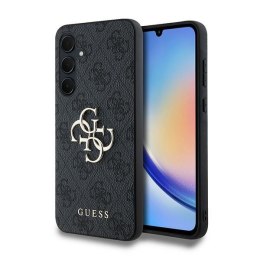 Guess nakładka do Samsung Galaxy A35 GUHCSA354GMGGR czarna HC PU big 4G metal logo