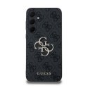 Guess nakładka do Samsung Galaxy A35 GUHCSA354GMGGR czarna HC PU big 4G metal logo