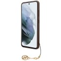 Guess nakładka do Samsung Galaxy A35 GUHCSA35GF4GBR brązowa HC PU 4G with charm