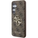 Guess nakładka do Samsung Galaxy A55 GUHCSA554GMGBR brązowa HC PU big 4G metal logo