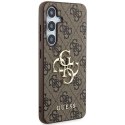 Guess nakładka do Samsung Galaxy A55 GUHCSA554GMGBR brązowa HC PU big 4G metal logo