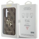 Guess nakładka do Samsung Galaxy A55 GUHCSA554GMGBR brązowa HC PU big 4G metal logo