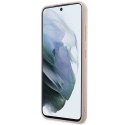 Guess nakładka do Samsung Galaxy A55 GUHCSA554GMGPI różowa HC PU 4G big metal logo