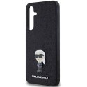 Karl Lagerfeld KLHCSA55GKNPSK A55 A556 czarny/black hardcase Fixed Glitter Ikonik Logo Metal Pin