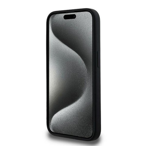 Karl Lagerfeld KLHMP15LSCMKCRHK iPhone 15 Pro 6.1" czarny/black hardcase Silicone Karl & Choupette MagSafe