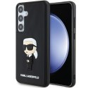 Karl Lagerfeld nakładka do Samsung Galaxy S24 Plus KLHCS24M3DRKINK czarna HC 3D RUBBER IKONIK NFT