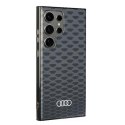 Audi nakładka do Samsung Galaxy S24 Ultra AU-IMLMS24U-Q5/D3-BK czarna IML Pattern