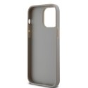 DKNY DKHCP14XPRTHSLE iPhone 14 Pro Max 6.7" beżowy/beige hardcase Leather Mono Stripe & Metal Logo