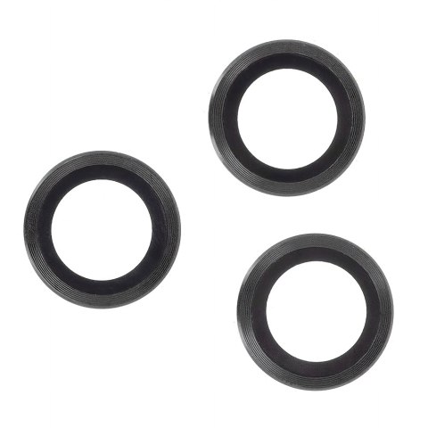 Zestaw szkieł na aparat do Samsung Galaxy S24 Ultra czarna ramka (5 sztuk)