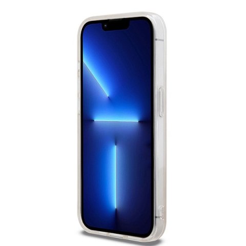 DKNY DKHMP13XHCPTSP iPhone 13 Pro Max 6.7" różowy/pink hardcase IML Checkered Mono Pattern & Printed Stripes MagSafe