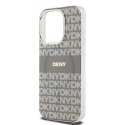 DKNY DKHMP15XHRHSEE iPhone 15 Pro Max 6.7" beżowy/beige hardcase IML Mono & Stripe MagSafe