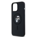 Karl Lagerfeld KLHMP13XSCMKCRHK iPhone 13 Pro Max 6.7" czarny/black hardcase Silicone Karl & Choupette MagSafe