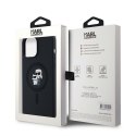 Karl Lagerfeld KLHMP13LSCMKCRHK iPhone 13 Pro / 13 6.1" czarny/black hardcase Silicone Karl & Choupette MagSafe