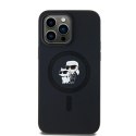Karl Lagerfeld KLHMP14XSCMKCRHK iPhone 14 Pro Max 6.7" czarny/black hardcase Silicone Karl & Choupette MagSafe