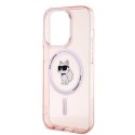 Karl Lagerfeld KLHMP14LHFCCNOP iPhone 14 Pro 6.1" różowy/pink hardcase IML Choupette MagSafe