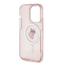 Karl Lagerfeld KLHMP14LHFCCNOP iPhone 14 Pro 6.1" różowy/pink hardcase IML Choupette MagSafe