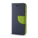 Etui Smart Fancy do Motorola Moto E13 zielono-granatowy