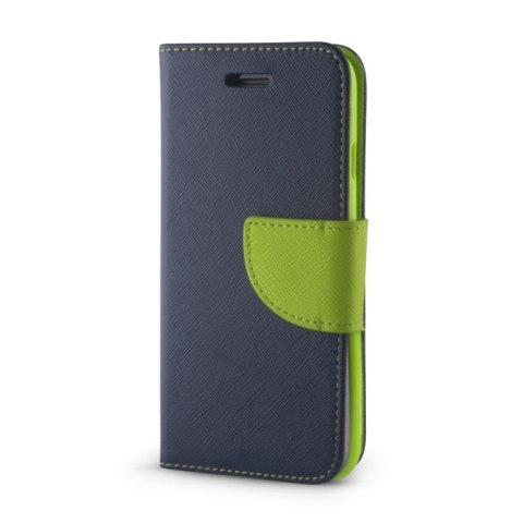 Etui Smart Fancy do Motorola Moto E22 zielono-granatowe