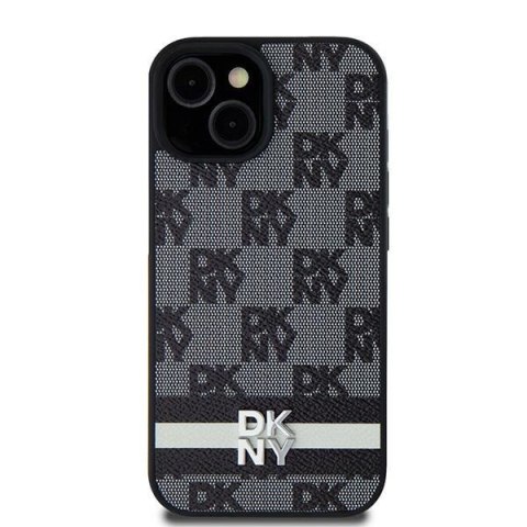 DKNY nakładka do Samsung Galaxy S24 Ultra DKHCS24LPCPTSSK różowa HC PU checkered pattern w printed stripes