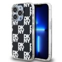 DKNY nakładka do iPhone 15 Pro 6,1" DKHCP15LHDLCEK czarna HC PC TPU checkered pattern