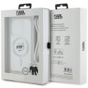 Karl Lagerfeld KLHMP14LHCCHNT iPhone 14 Pro 6.1" hardcase transparent IML Choupette Head & Cord Magsafe