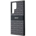 DKNY DKHCS24LPRTHSLK S24 Ultra S928 czarny/black hardcase Leather Mono Stripe & Metal Logo