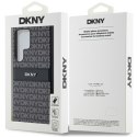 DKNY DKHCS24LPRTHSLK S24 Ultra S928 czarny/black hardcase Leather Mono Stripe & Metal Logo