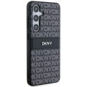 DKNY DKHCS24MPRTHSLK S24+ S926 czarny/black hardcase Leather Mono Stripe & Metal Logo