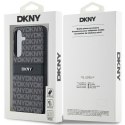 DKNY DKHCS24SPRTHSLK S24 S921 czarny/black hardcase Leather Mono Stripe & Metal Logo