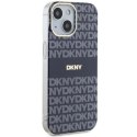 DKNY DKHMP15SHRHSEB iPhone 15 / 14 / 13 6.1" niebieski/blue hardcase IML Mono & Stripe MagSafe