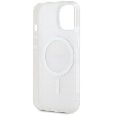 DKNY DKHMP15SHRHSEP iPhone 15 / 14 / 13 6.1" różowy/pink hardcase IML Mono & Stripe MagSafe