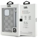 Karl Lagerfeld KLHCP15LHKDPNSK iPhone 15 Pro 6.1" czarny/black hardcase IML Mono KL Pattern & Cord