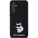 Karl Lagerfeld KLHCSA35SMHCNPK A35 A356 czarny/black hardcase Silicone Choupette Metal Pin