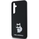 Karl Lagerfeld KLHCSA35SMHCNPK A35 A356 czarny/black hardcase Silicone Choupette Metal Pin