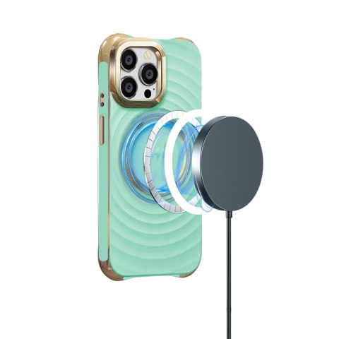 Nakładka Circle Glam Mag do Samsung Galaxy S24 miętowa