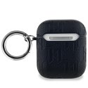 Karl Lagerfeld KLA2PGKIPK AirPods 1/2 cover czarny/black Monogram Karl Head