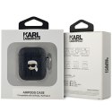 Karl Lagerfeld KLA2PGKIPK AirPods 1/2 cover czarny/black Monogram Karl Head