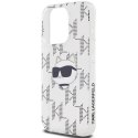 Karl Lagerfeld KLHCP15XHKLPCHT iPhone 15 Pro Max 6.7" transparent hardcase IML Choupette Head & Monogram