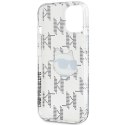 Karl Lagerfeld KLHCP15SHKLPCHT iPhone 15 / 14 / 13 6.1" transparent hardcase IML Choupette Head & Monogram