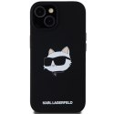 Karl Lagerfeld KLHMP15MSCHPPLK iPhone 15 Plus / 14 Plus 6.7" czarny/black hardcase Silicone Choupette Head MagSafe