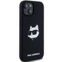 Karl Lagerfeld KLHMP15MSCHPPLK iPhone 15 Plus / 14 Plus 6.7" czarny/black hardcase Silicone Choupette Head MagSafe