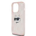 Karl Lagerfeld KLHCP13LHKLPCHP iPhone 13 Pro / 13 6.1" różowy/pink hardcase IML Choupette Head & Monogram