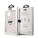 Karl Lagerfeld KLHCP13MHKLPCHP iPhone 13 6.1" różowy/pink hardcase IML Choupette Head & Monogram