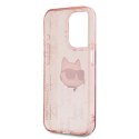 Karl Lagerfeld KLHCP15LHKLPCHP iPhone 15 Pro 6.1" różowy/pink hardcase IML Choupette Head & Monogram