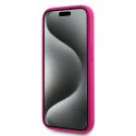 Karl Lagerfeld KLHMP15LSCHPPLF iPhone 15 Pro 6.1" różowy/fuschia hardcase Silicone Choupette Head MagSafe